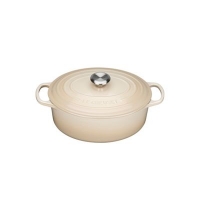 Debenhams  Le Creuset - Almond cast iron Signature 27cm oval casserol