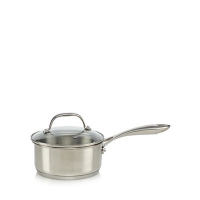 Debenhams  Home Collection - Stainless steel 20cm saucepan with lid