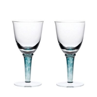 Debenhams  Denby - Set of 2 Greenwich/Regency red wine glasses