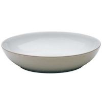 Debenhams  Denby - Cream and white Linen pasta bowl