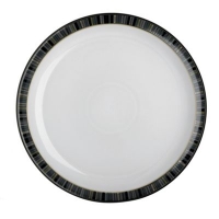 Debenhams  Denby - Glazed striped Jet tea plate