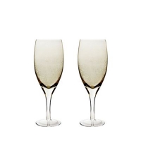 Debenhams  Denby - Set of 2 Lucille Gold red wine glasses
