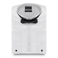Debenhams  Thomas Nash - White regular fit shirt with bow tie