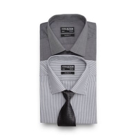 Debenhams  The Collection - Big and tall pack of two grey tailored fit 
