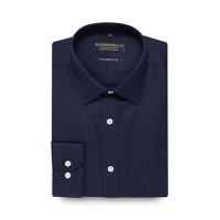 Debenhams  Hammond & Co. by Patrick Grant - Navy spotted tailored fit s