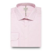 Debenhams  Racing Green - Pink twill regular fit shirt