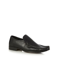 Debenhams  The Collection - Black leather slip on shoes