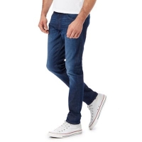 Debenhams  Wrangler - Blue Bryson skinny jeans