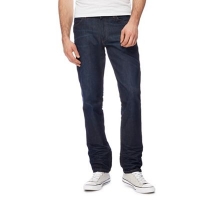 Debenhams  Wrangler - Dark blue Greensboro straight jeans