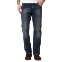 Debenhams  Wrangler - Big and tall texas vintage navy regular fit jeans