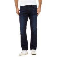 Debenhams  Wrangler - Dark blue mid wash straight leg stretch jeans