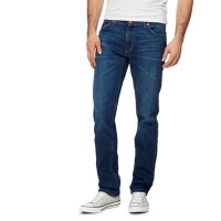Debenhams  Wrangler - Big and tall blue greensboro straight jeans