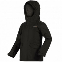 Debenhams  Regatta - Boys Black Hurdle waterproof jacket