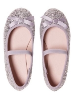 Debenhams  Outfit Kids - Girls silver ballerina shoes