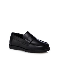 Debenhams  Debenhams - Boys black leather school shoes