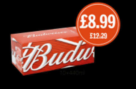 Budweiser &pound;8.99