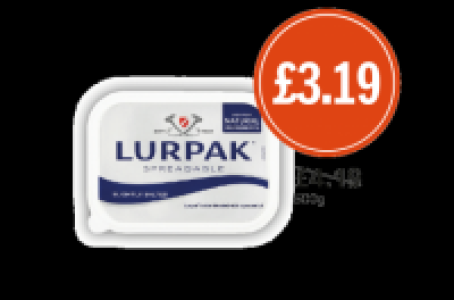Lurpak Spreadable £3.19