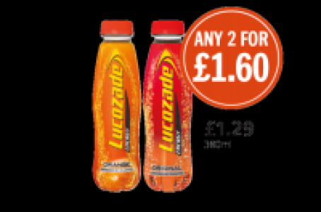 Lucozade Energy Orange & Original £1.60