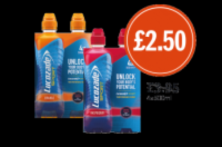 Lucozade Sport Orange & Raspberry £2.50