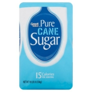 Great Value Pure Cane Sugar, 10 lb &pound;4.77