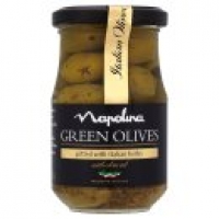 Asda Napolina Pitted Green Olives & Herbs with Olive Oil