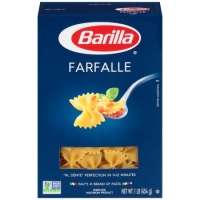 Walmart  Barilla Pasta Farfalle, 1.0 LB