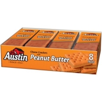 Walmart  Austin Cheese Crackers with Peanut Butter, 1.38 oz, 8 pack