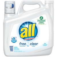 Walmart  all Liquid Laundry Detergent Free Clear for Sensitive Skin, 