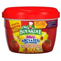 Walmart  Chef Boyardee Mini-Bites ABCs & 123s Pasta with Meatballs,