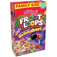 Walmart  Kelloggs Froot Loops with Fruity Shape Marshmallows Family 
