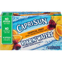Walmart  Capri Sun Roarin Waters Juice Pouches, Tropical Fruit, 6 Fl
