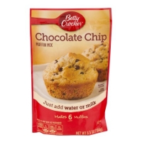 Walmart  Betty Crocker® Muffin Mix Chocolate Chip Makes 6 Muffins 6.5