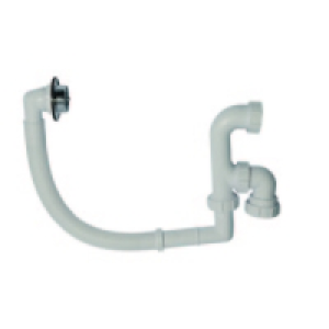 1 1/2in Bath Trap + Overflow FJ10