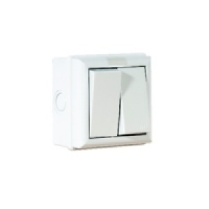 Exterior Switch 2 Gang 2 Way