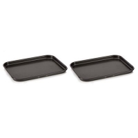 Debenhams  Home Collection - Set of two steel non-stick mini oven trays