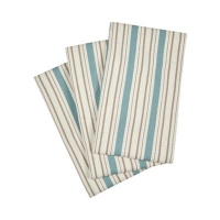 Debenhams  Home Collection - Set of three multi-coloured striped tea to