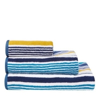 Debenhams  Christy - Blue and green striped hand towel