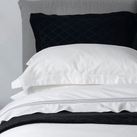 Debenhams  Christy - Black Paris cotton pillowsham