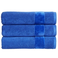 Debenhams  Christy - Prism blue velvet towels
