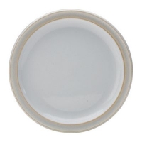 Debenhams  Denby - Cream and white Linen tea plate