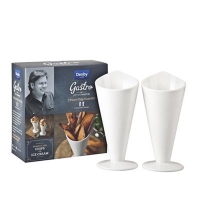 Debenhams  Denby - White Gastro 2 piece chip cone kit