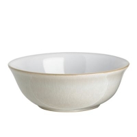 Debenhams  Denby - Cream and white Linen cereal bowl