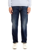 Debenhams  Burton - Dark wash wyatt relaxed fit jeans