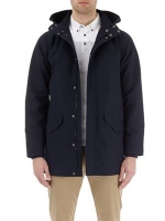Debenhams  Burton - Navy marl parka jacket
