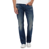 Debenhams  G-Star - Blue mid wash 3301 loose jeans