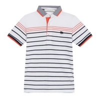 Debenhams  J by Jasper Conran - Boys white striped polo shirt