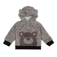 Debenhams  bluezoo - Boys grey bear hoodie
