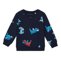 Debenhams  bluezoo - Boys navy dragon print sweater
