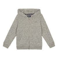 Debenhams  Mantaray - Boys grey knitted zip through hoodie