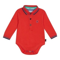 Debenhams  Baker by Ted Baker - Baby boys red polo shirt bodysuit